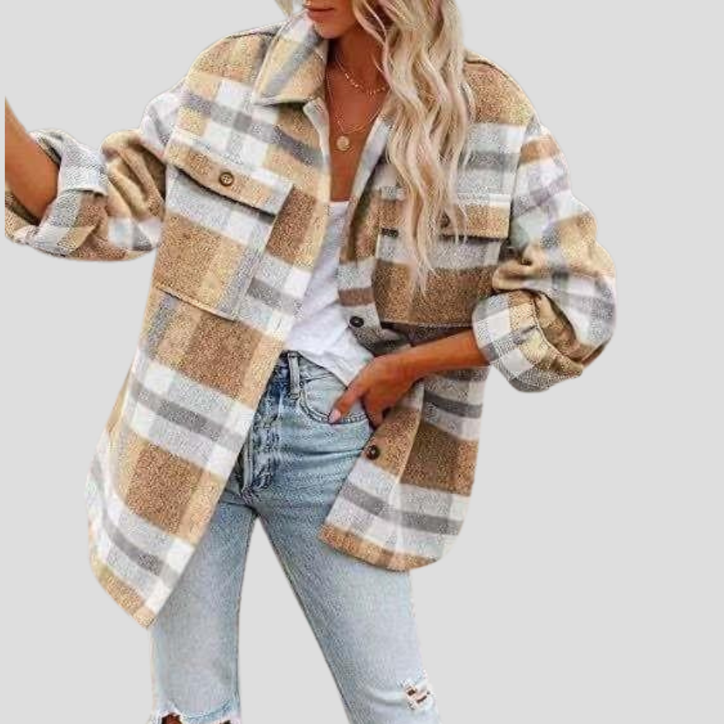 Dame ternet overshirt