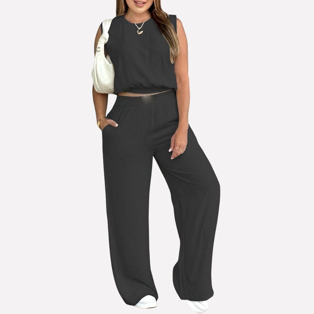 Dames to-delte hverdagsoutfit