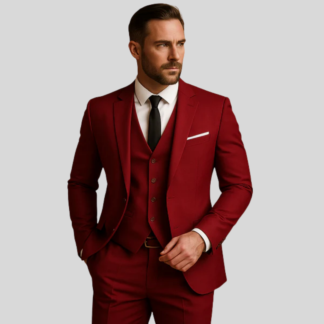 Completo da uomo slim fit a 3 pezzi