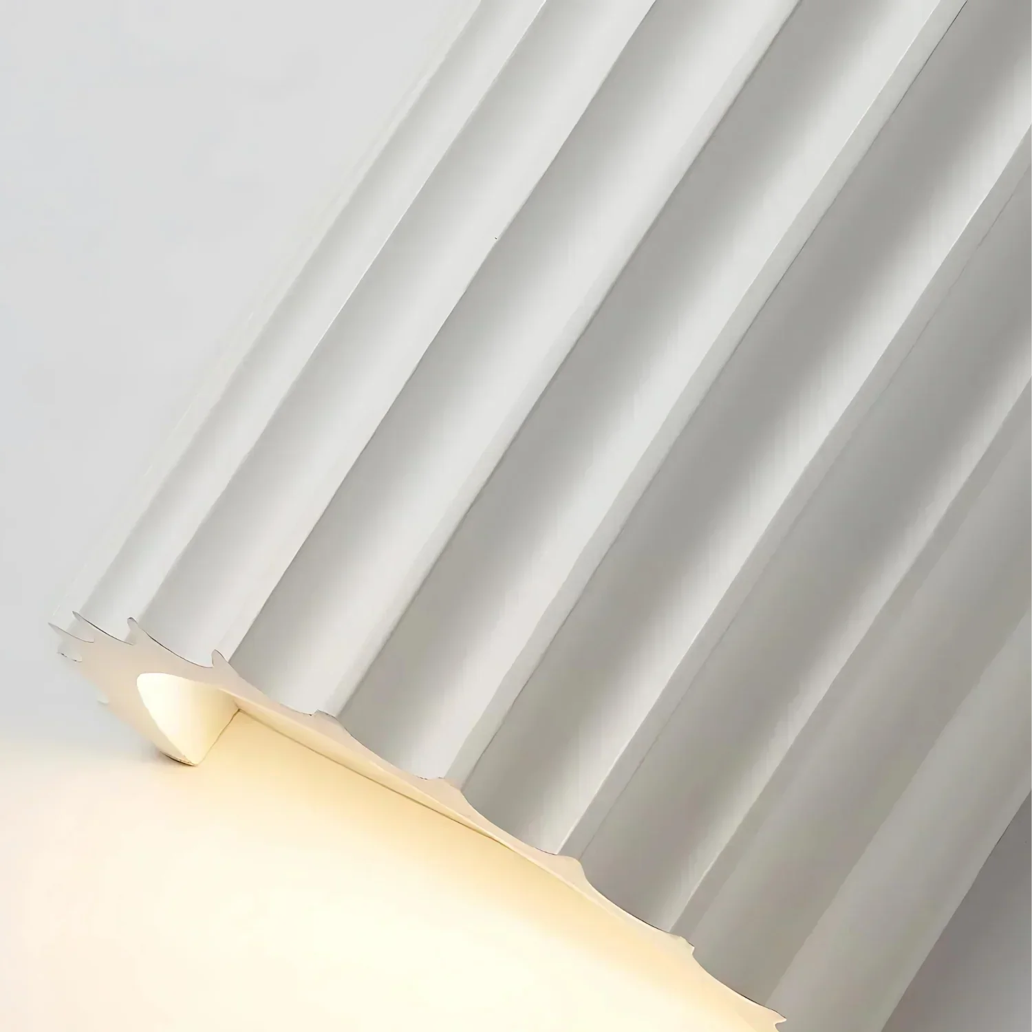 Applique da parete in resina nordica a strisce LED 1 luce
