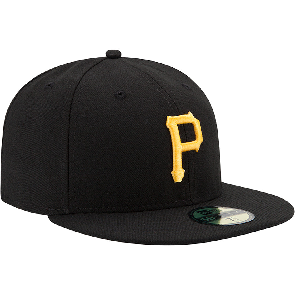 MLB Pittsburgh Pirates Jeugd New Era Thuis Authentic Collection 59FIFTY Fitted Pet - Zwart