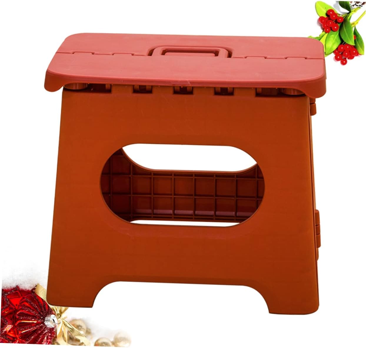Taburete plegable portátil con asa
