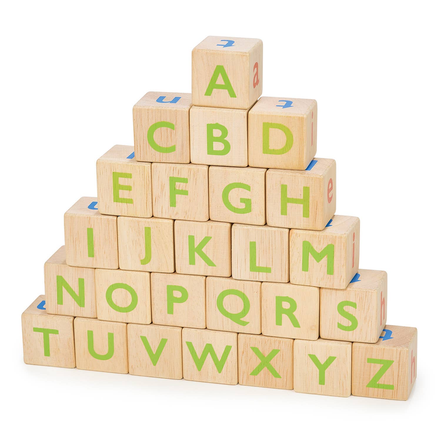 Wooden Alphabet Spelling Blocks