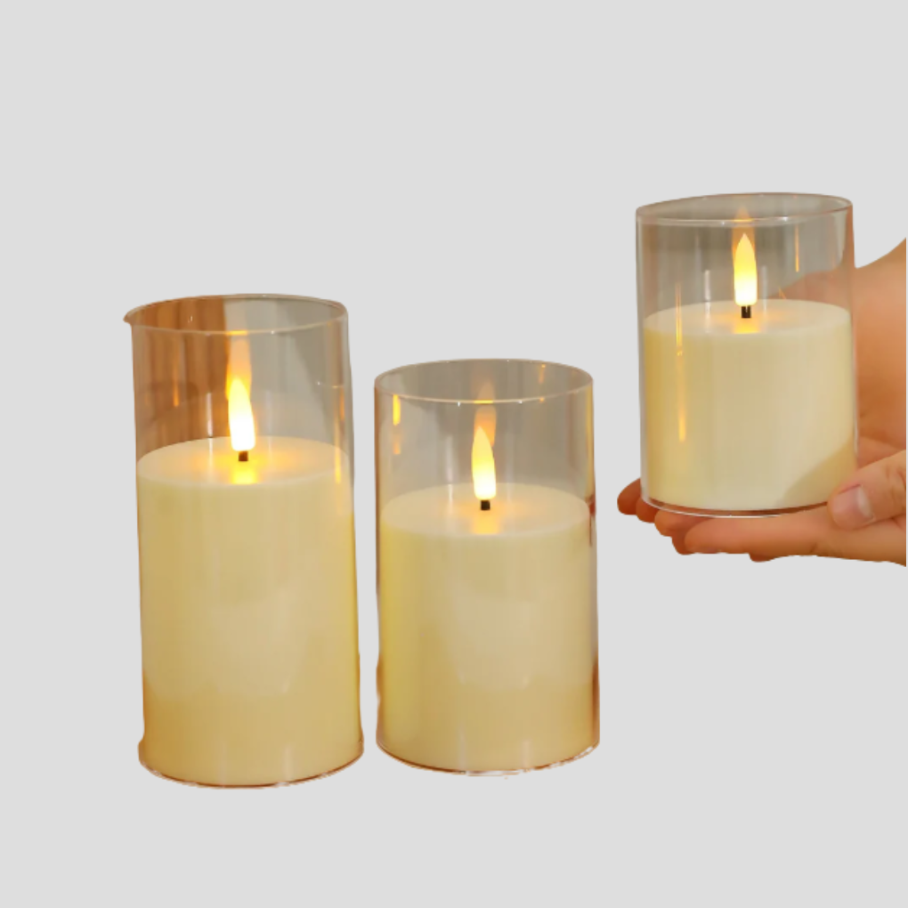 LED Candle 3-Piece Set