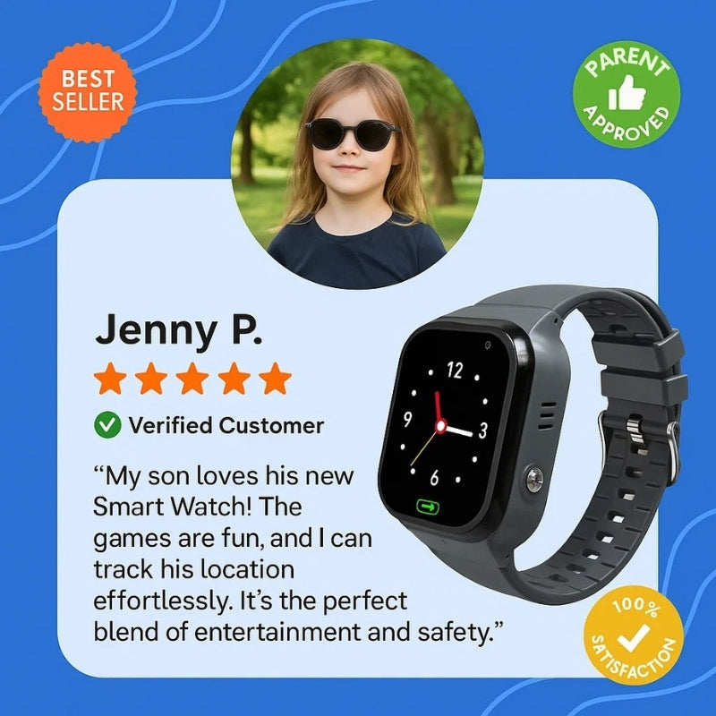 Reloj inteligente para niños con rastreador GPS