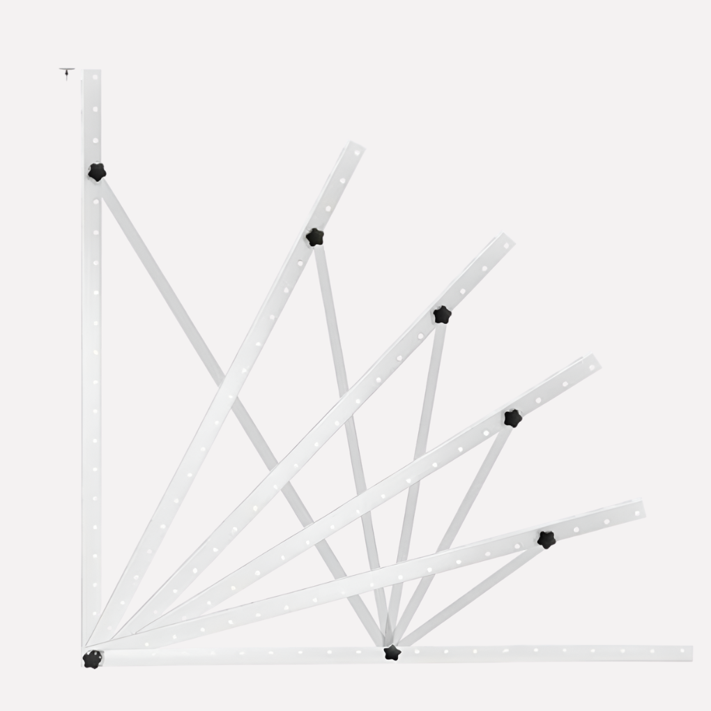 Kit de montaje para panel solar de 2 piezas