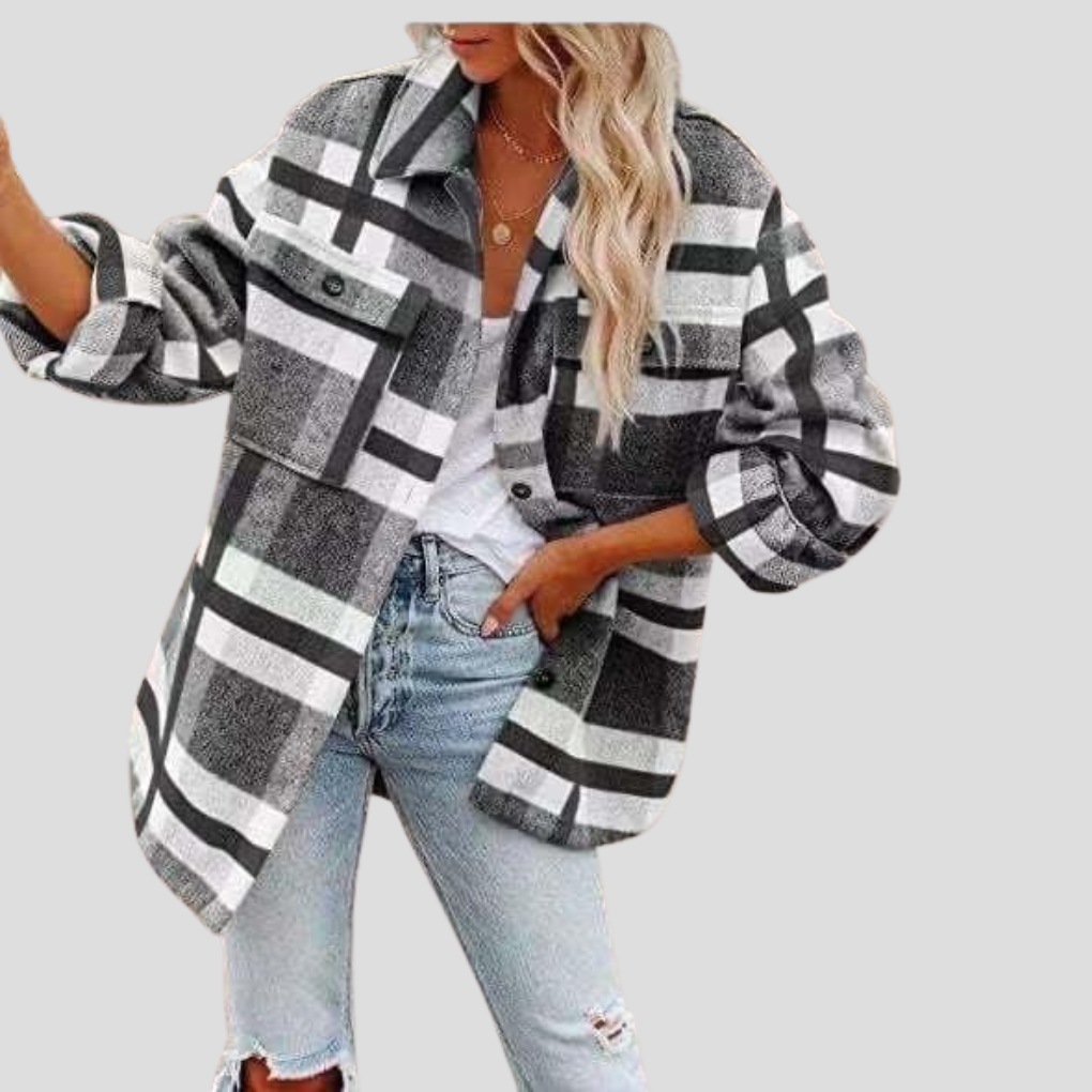 Dame ternet overshirt