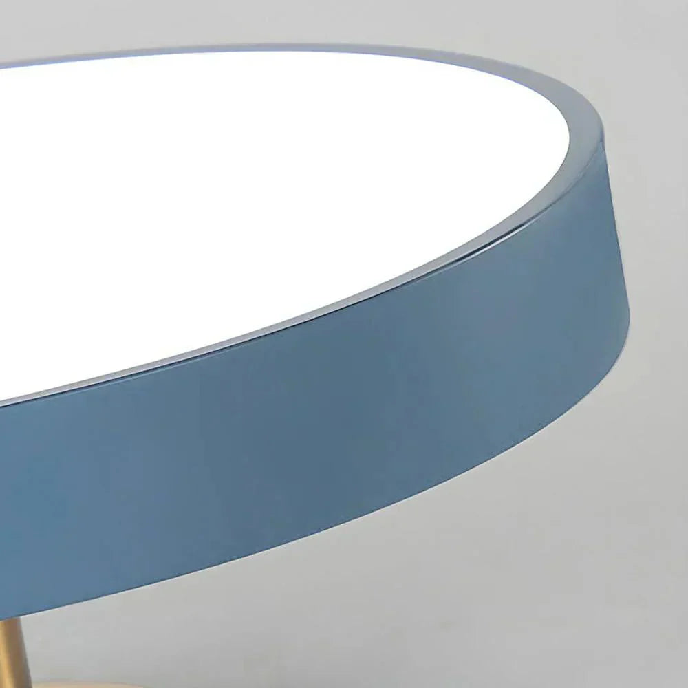 Lampada da soffitto rotonda in ottone LED moderna 1 luce