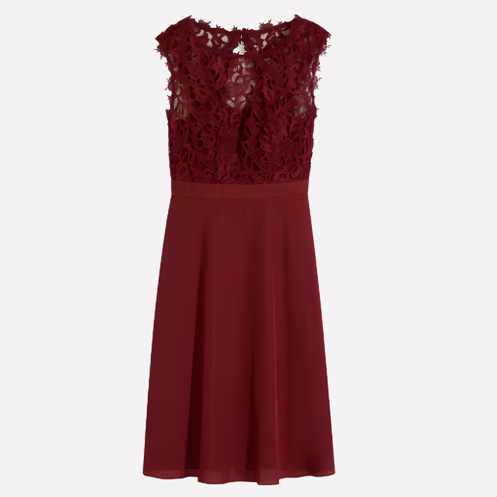 Damen Minikleid mit Spitze