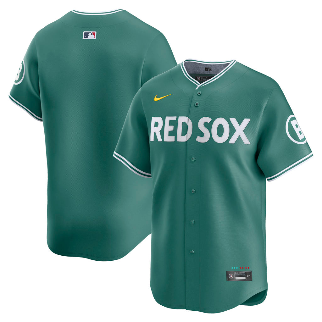 Jersey limitado Nike City Connect 2025 de los Boston Red Sox de la MLB - Verde