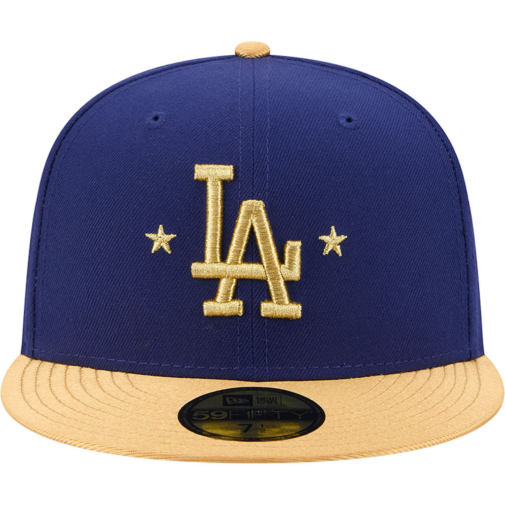 MLB Los Angeles Dodgers New Era 2026 Gold World Series Champions 59FIFTY Fitted Cap - Blau