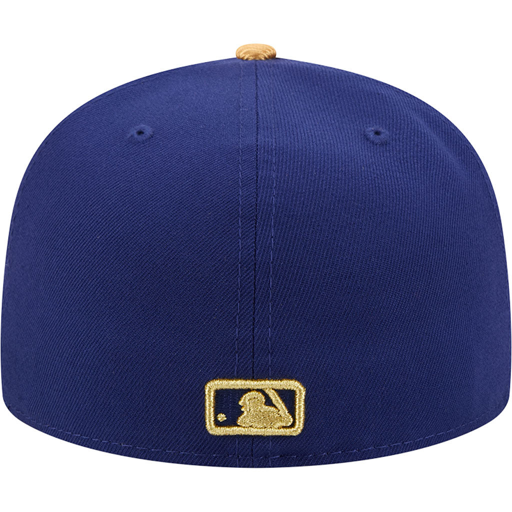 MLB Los Angeles Dodgers New Era 2026 Gold World Series Champions 59FIFTY Fitted Cap - Blau