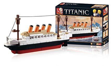 Legetøj Titanic skibs byggeklodser pædagogisk legetøj til babyer 6+ år på tilbud