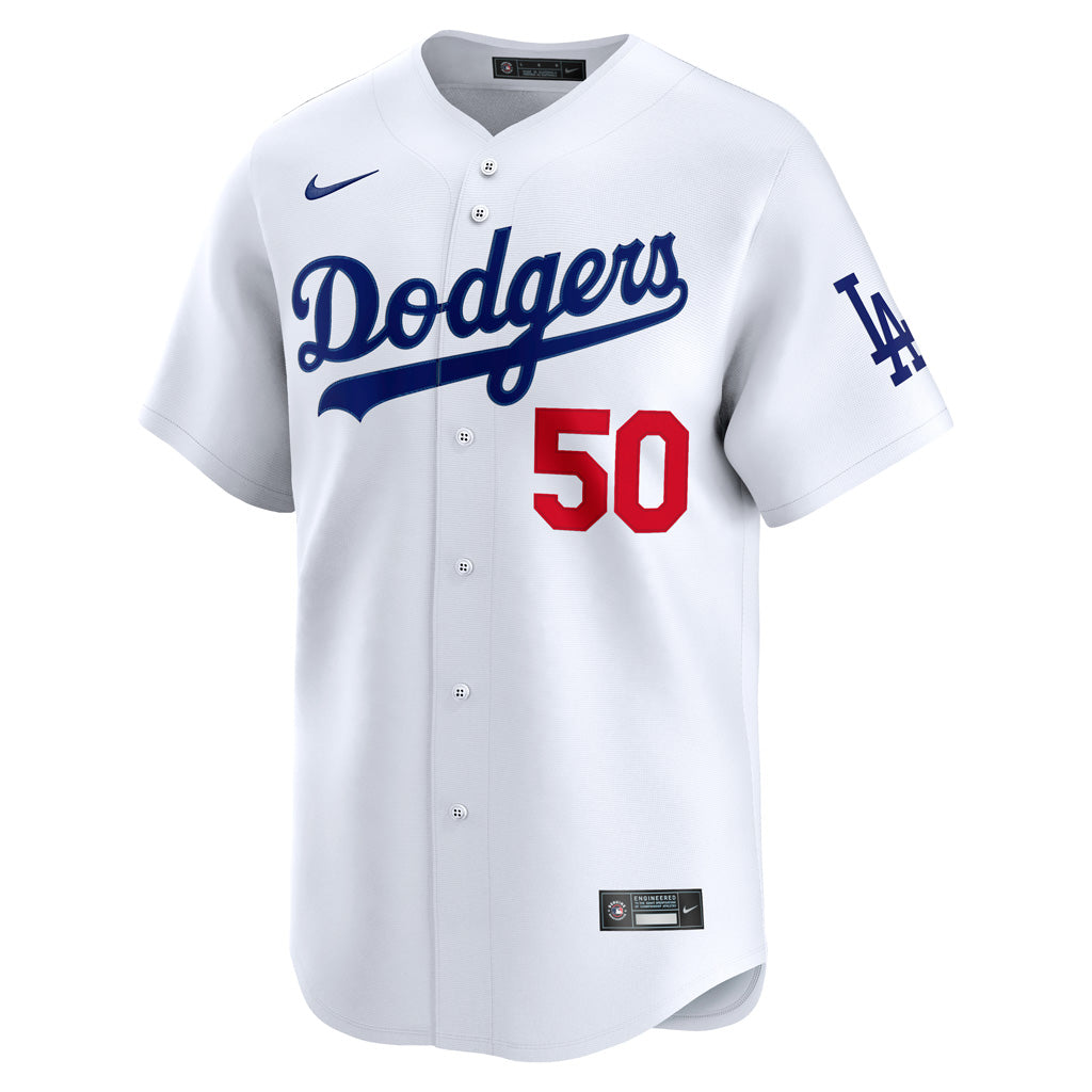 Camiseta MLB Los Angeles Dodgers Mookie Betts Nike Home Limited - Blanca