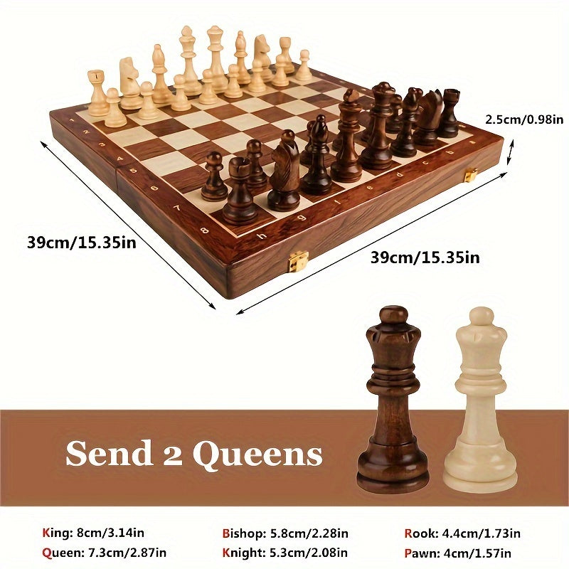 Wooden Chess Set – Professional Tournament Chess Board