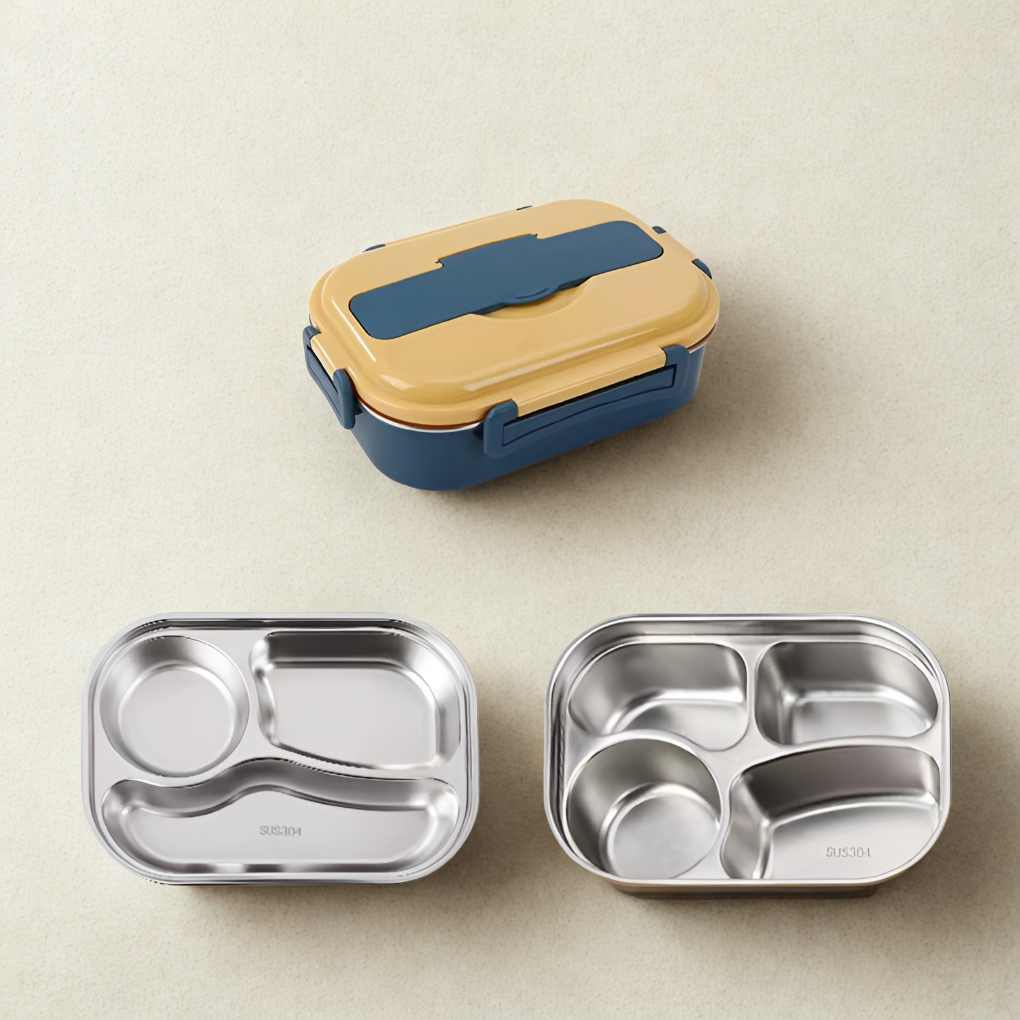 Caja térmica para almuerzo de acero inoxidable