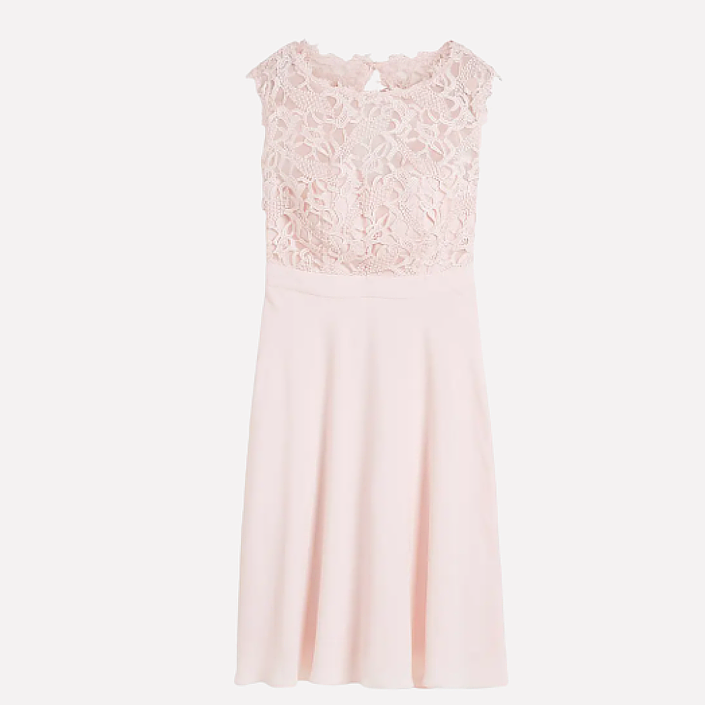 Damen Minikleid mit Spitze