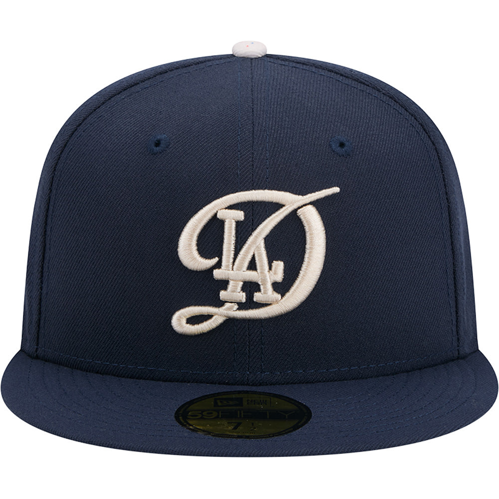 Gorra ajustada New Era 59FIFTY City Connect de los Los Angeles Dodgers de la MLB - Azul marino
