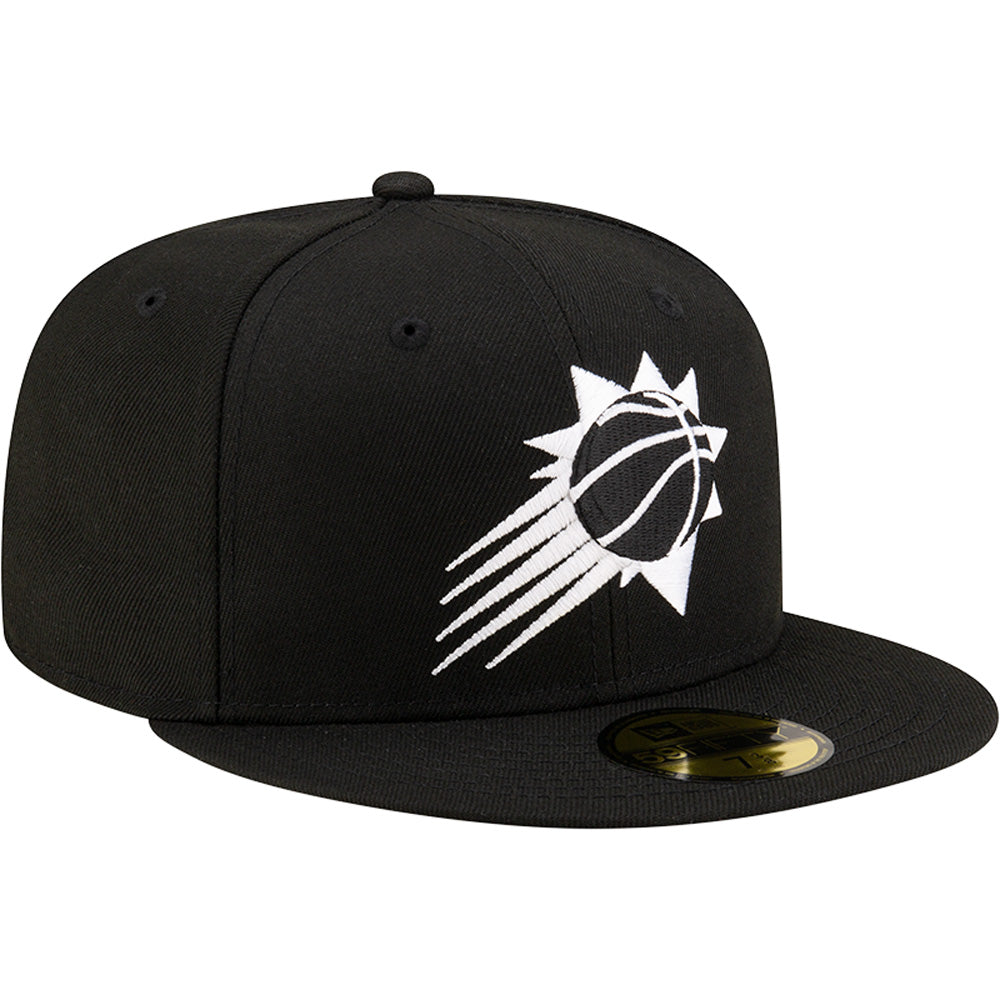 Gorra 59FIFTY New Era de los Phoenix Suns de la NBA con balón de tiro negro/blanco - Negro