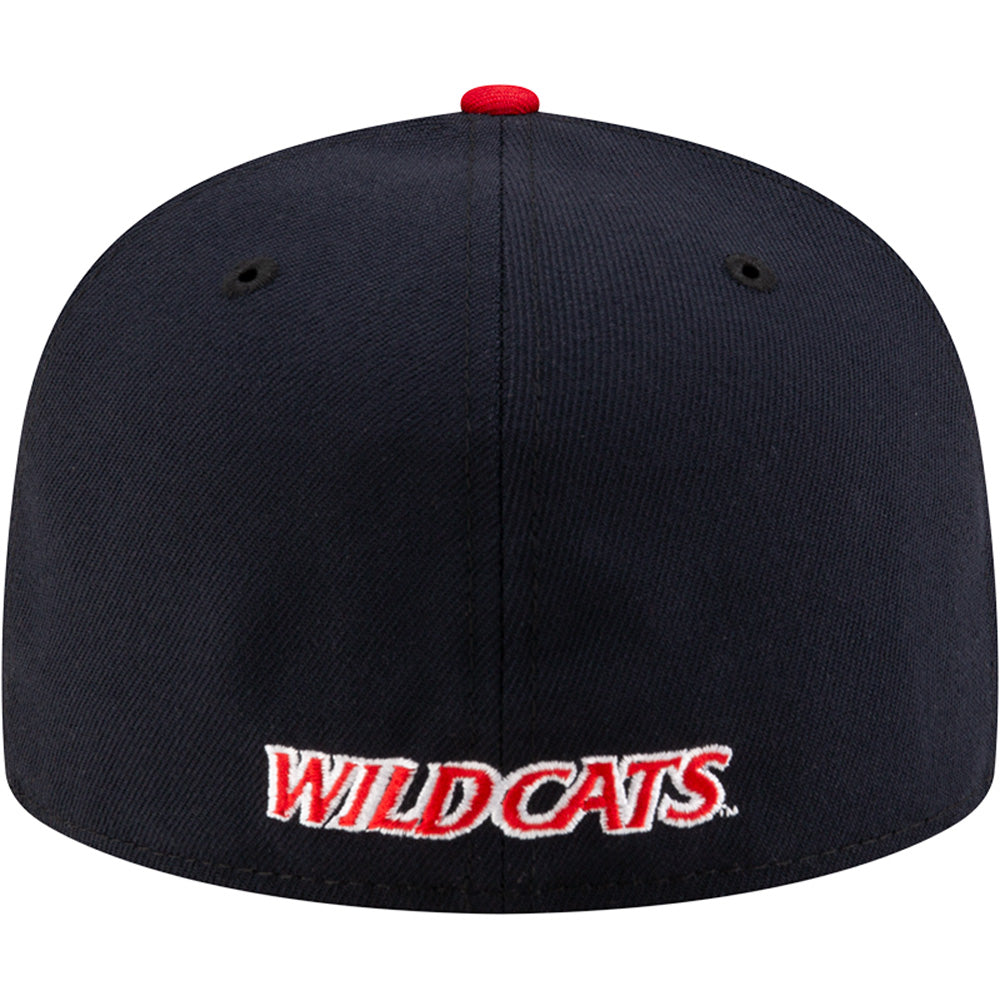 Gorra ajustada New Era Two-Tone Primary Logo 59FIFTY de los Arizona Wildcats de la NCAA