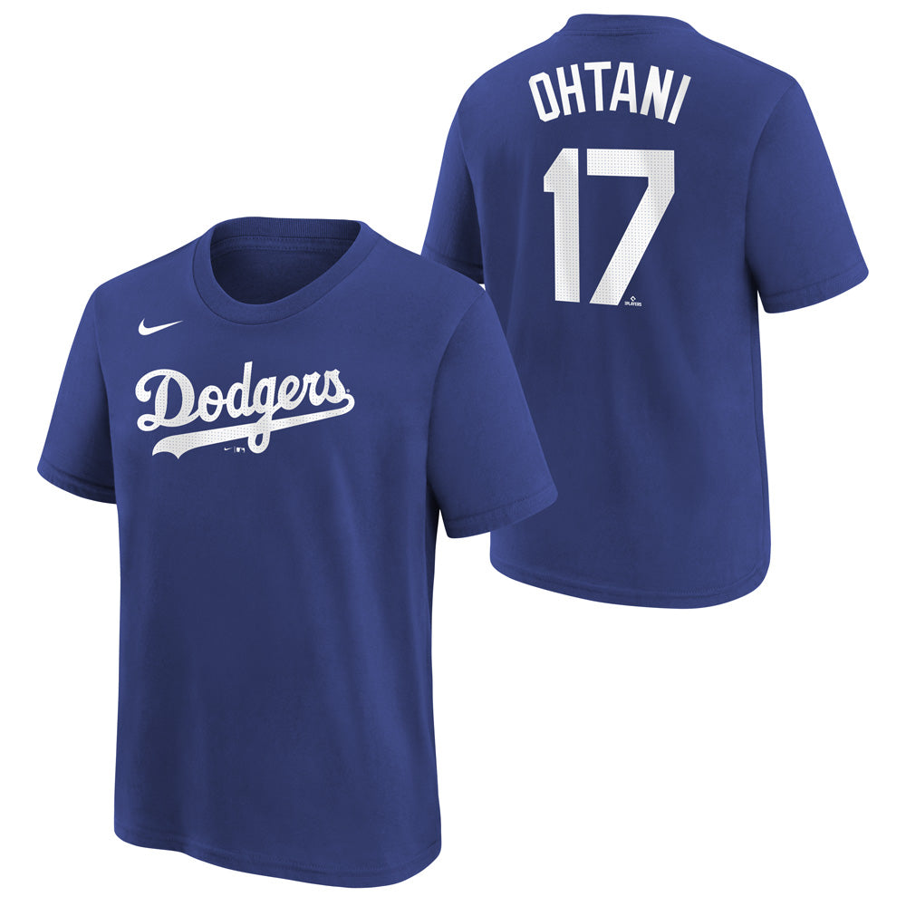 Camiseta MLB Los Angeles Dodgers Shohei Ohtani Juvenil Nike Alternate Name & Number - Azul
