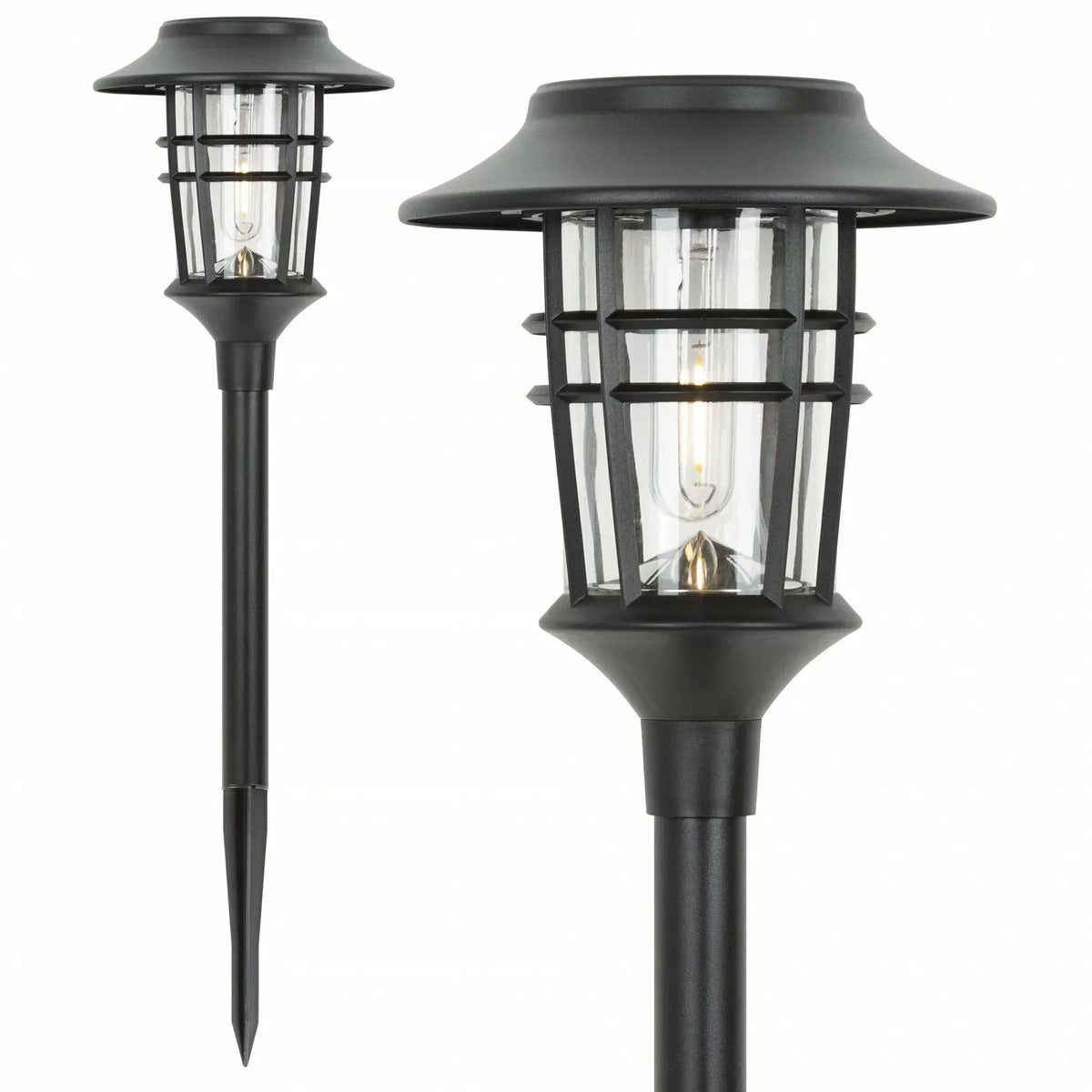 Lámpara solar LED para jardín moderna 1 luz
