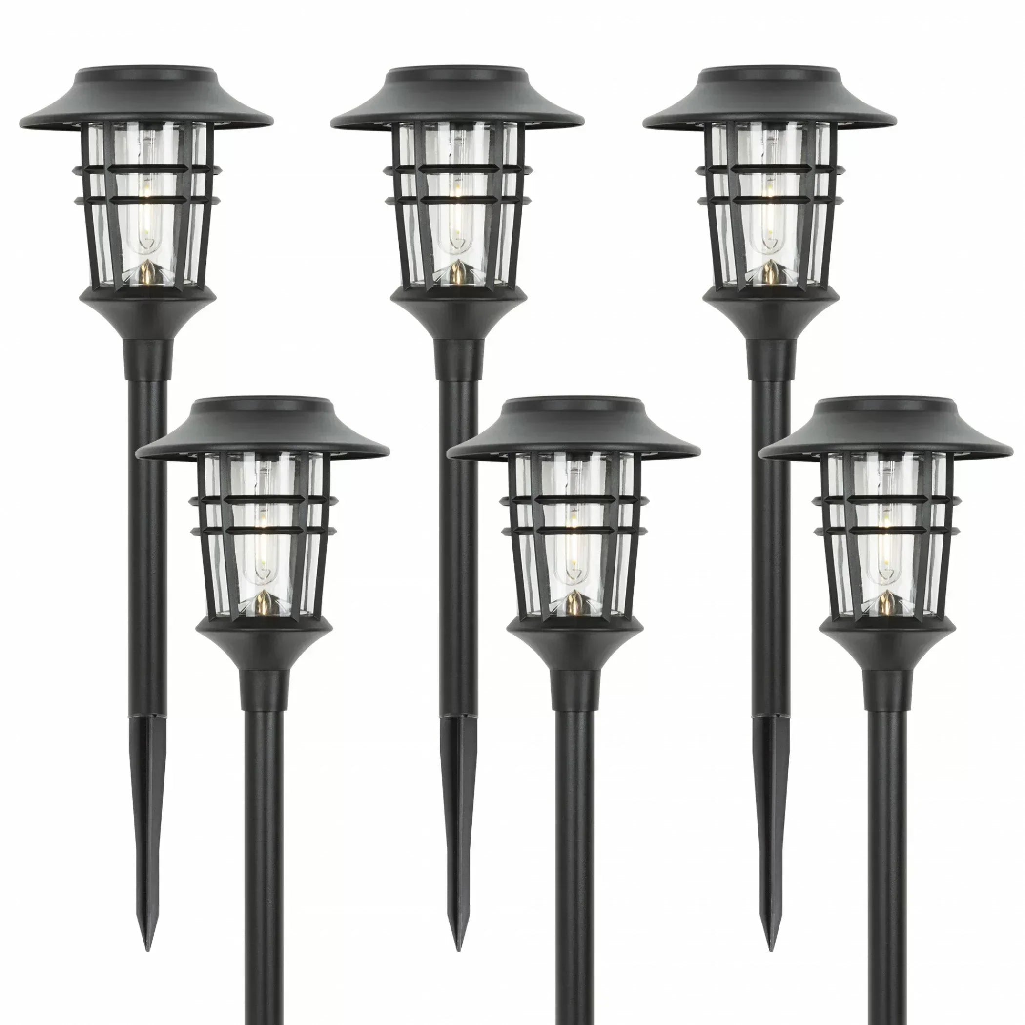 Lámpara solar LED para jardín moderna 1 luz