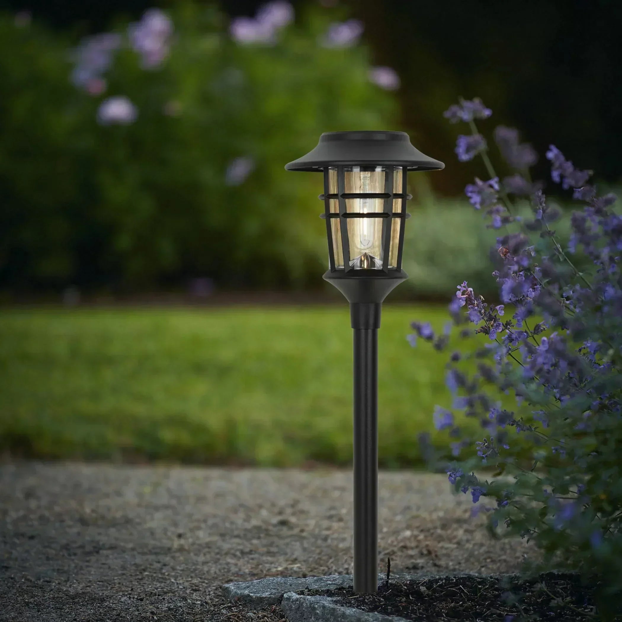 Lampada da giardino solare LED moderna 1 luce