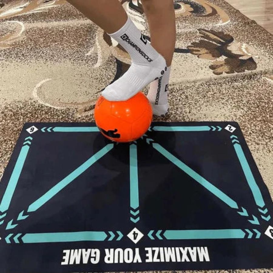 Alfombra de entrenamiento profesional de fútbol y programa de entrenamiento en video