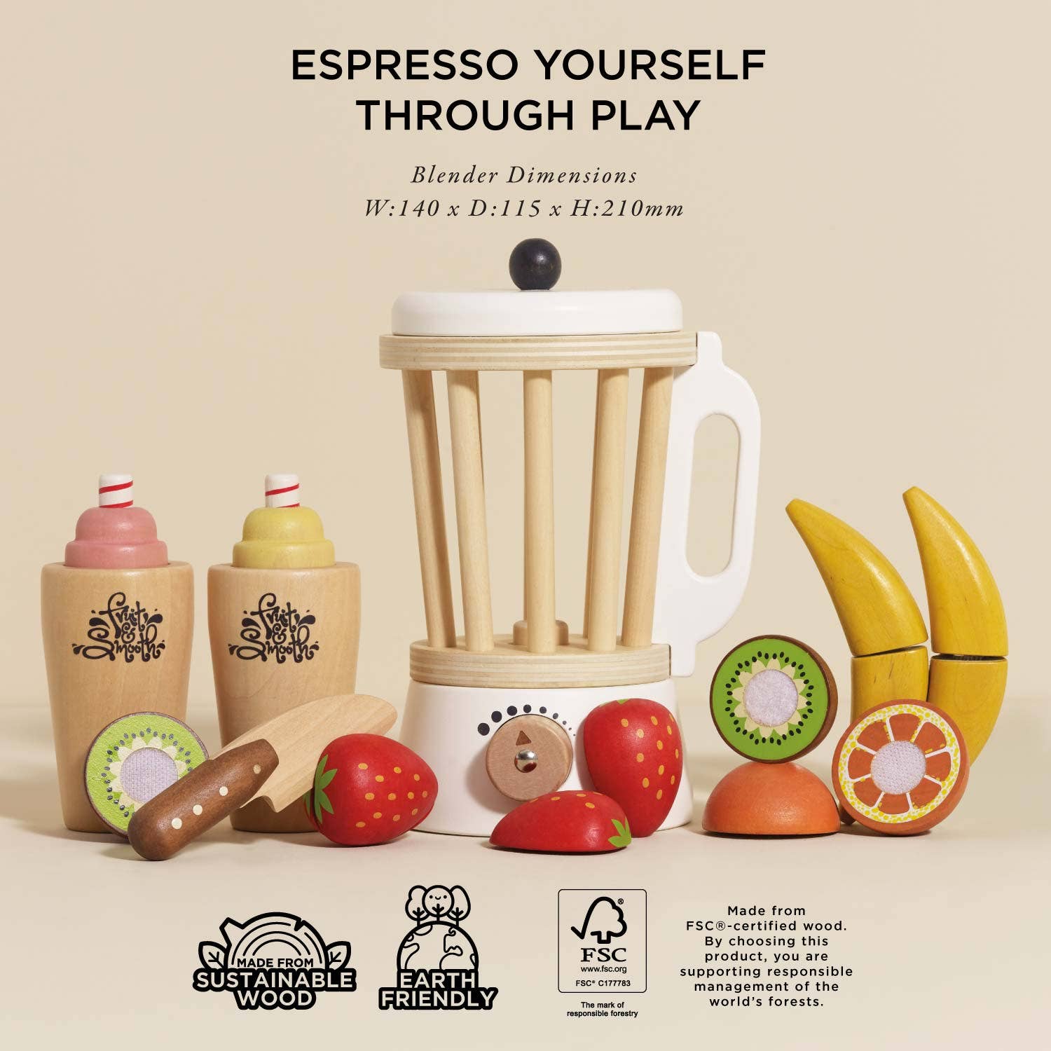 Frugt & smoothie blender sæt