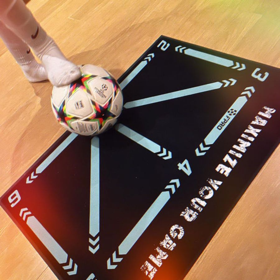 Alfombra de entrenamiento profesional de fútbol y programa de entrenamiento en video