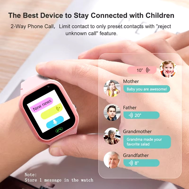 Reloj inteligente para niños con rastreador GPS