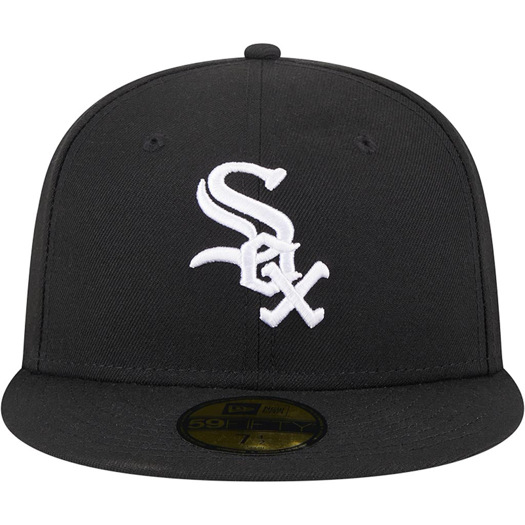 Gorra MLB Chicago White Sox Juvenil New Era Home Authentic Collection 59FIFTY Ajustada - Negra