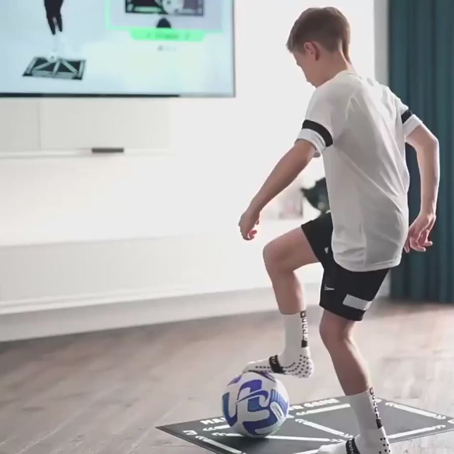 Fußball Profi-Trainingsmatte und Video-Trainingsprogramm