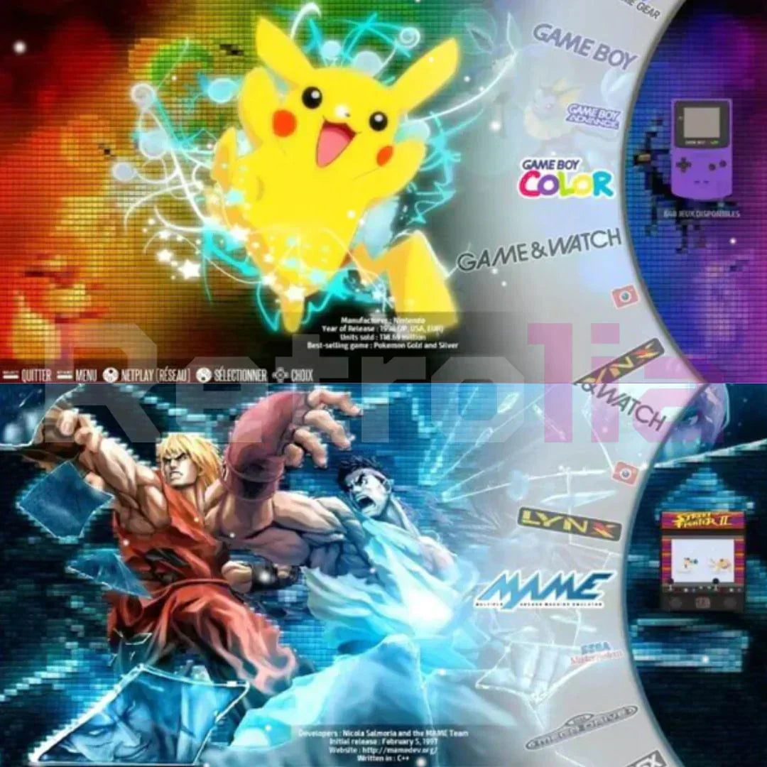 Vanta Retro Konsole 64GB mit 2 Controllern – über 20.000 Spiele