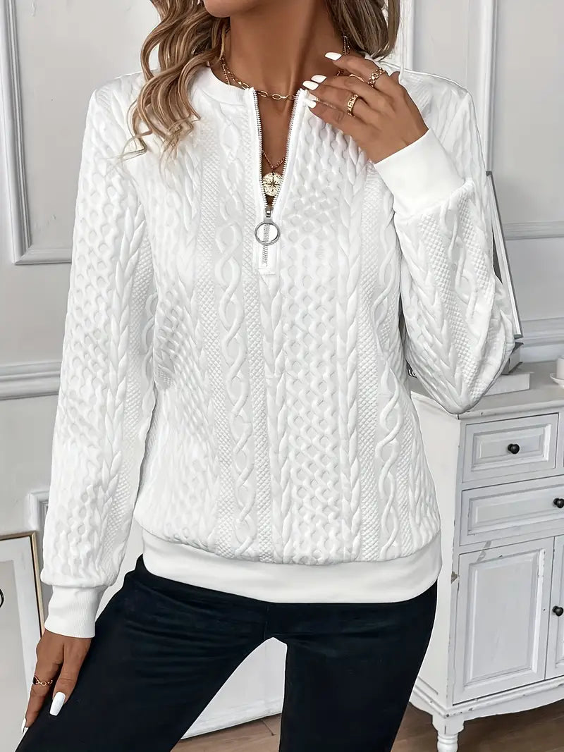 Puili | Reißverschluss Pullover