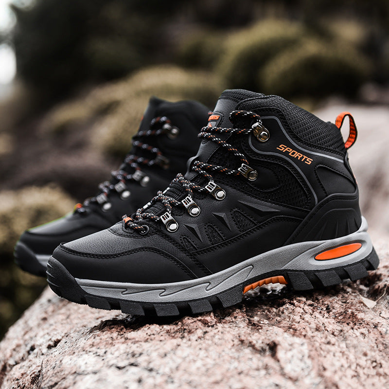 Men’s Mid Height Waterproof Work Boots – Durable Safety Footwear
