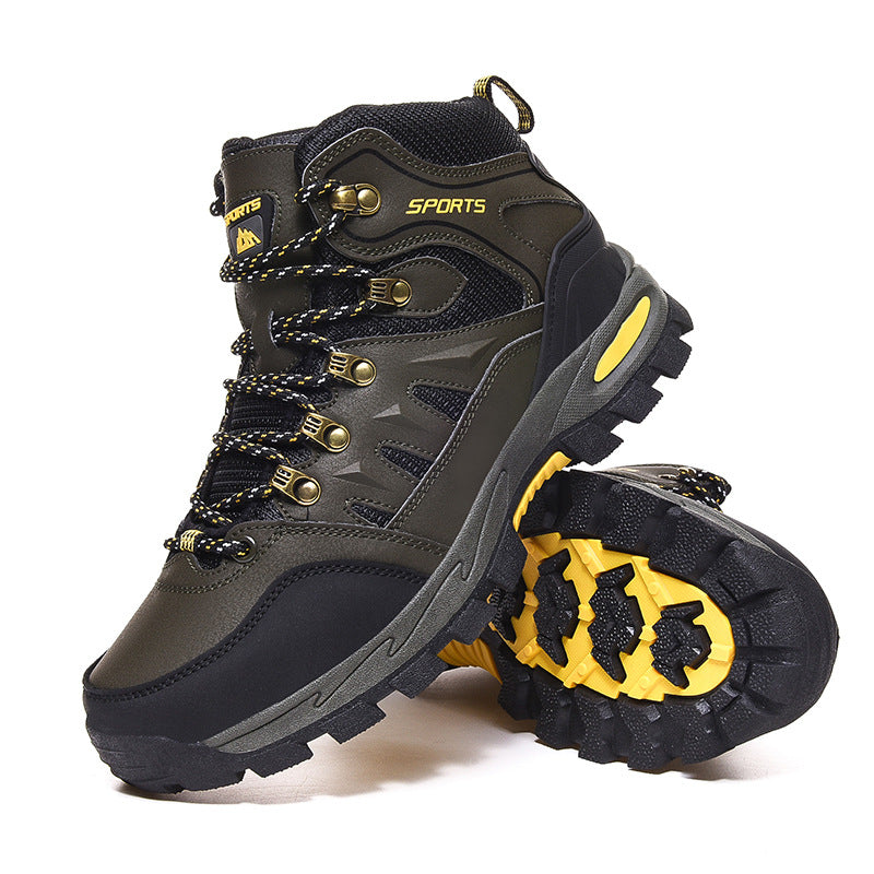Botas de trabajo impermeables de altura media para hombres – Calzado de seguridad duradero