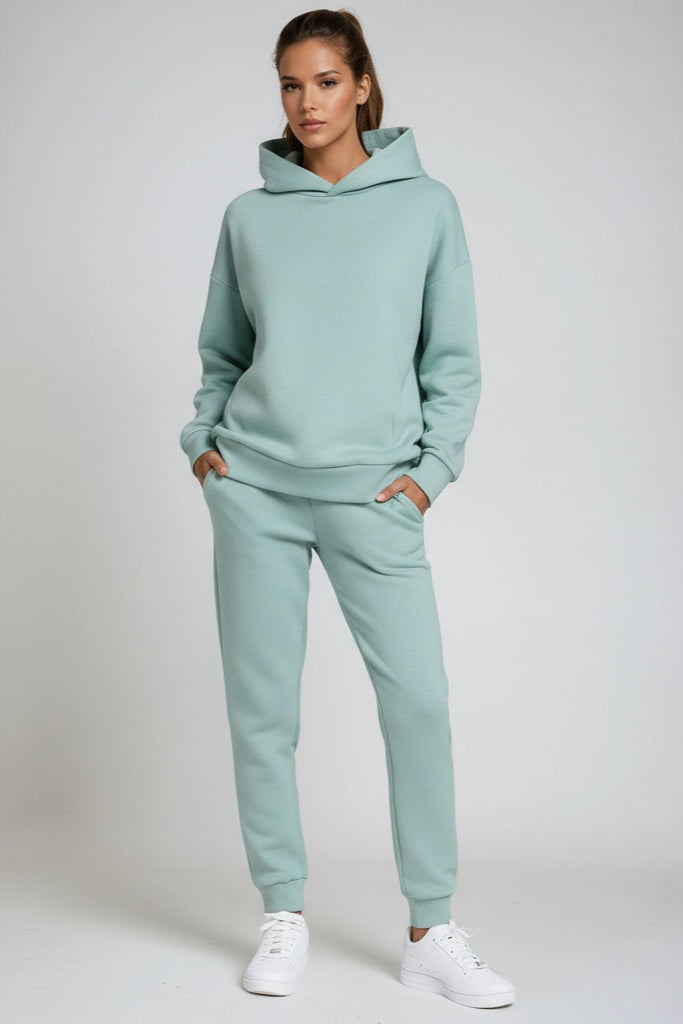 KAPUZEN-JOGGINGANZUG – SWEATSHIRT & JOGGINGHOSE