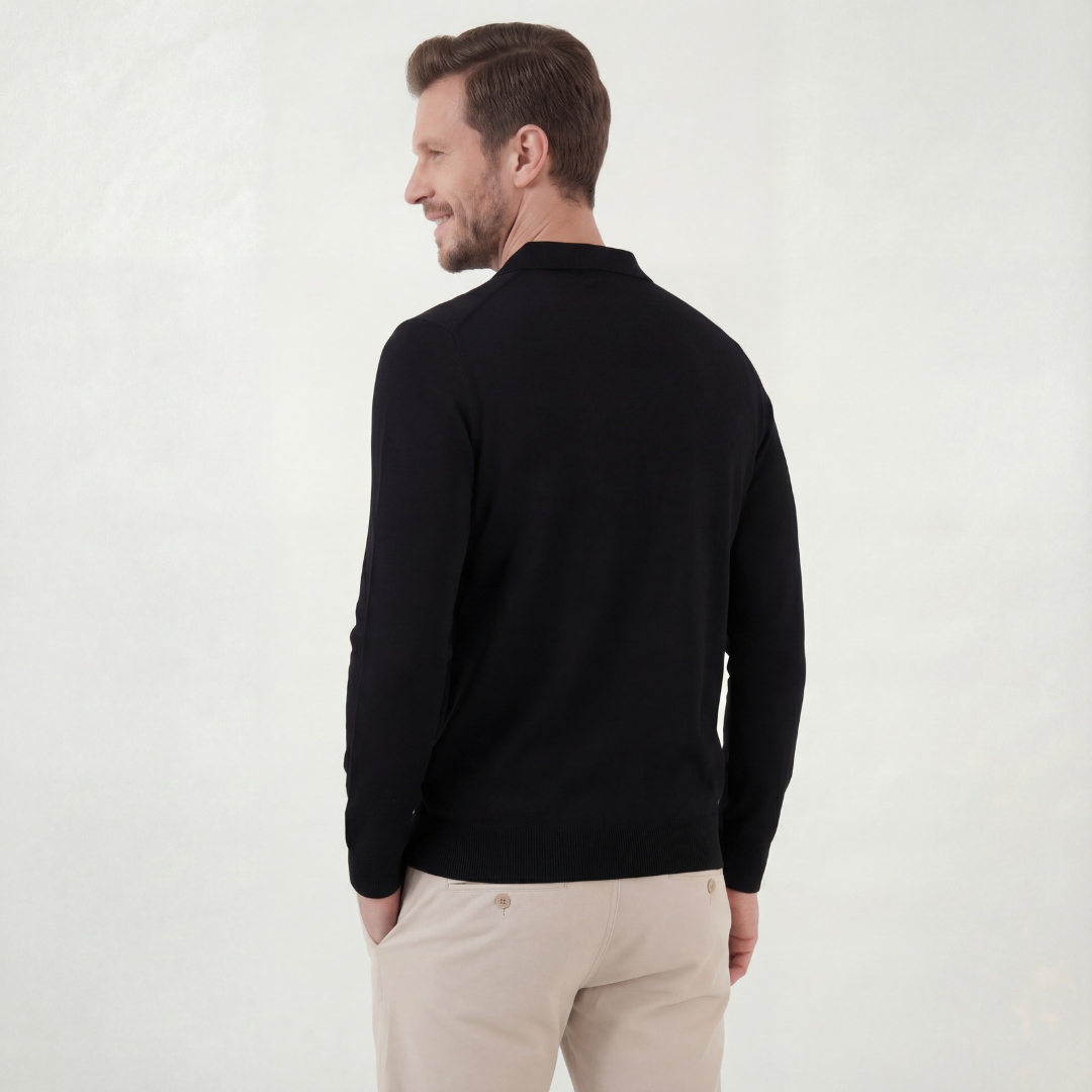Polo clásico negro