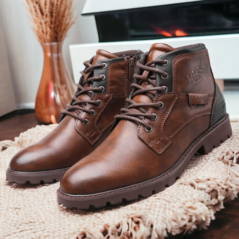 David 1905 | Leather Men Ankle Work Boots