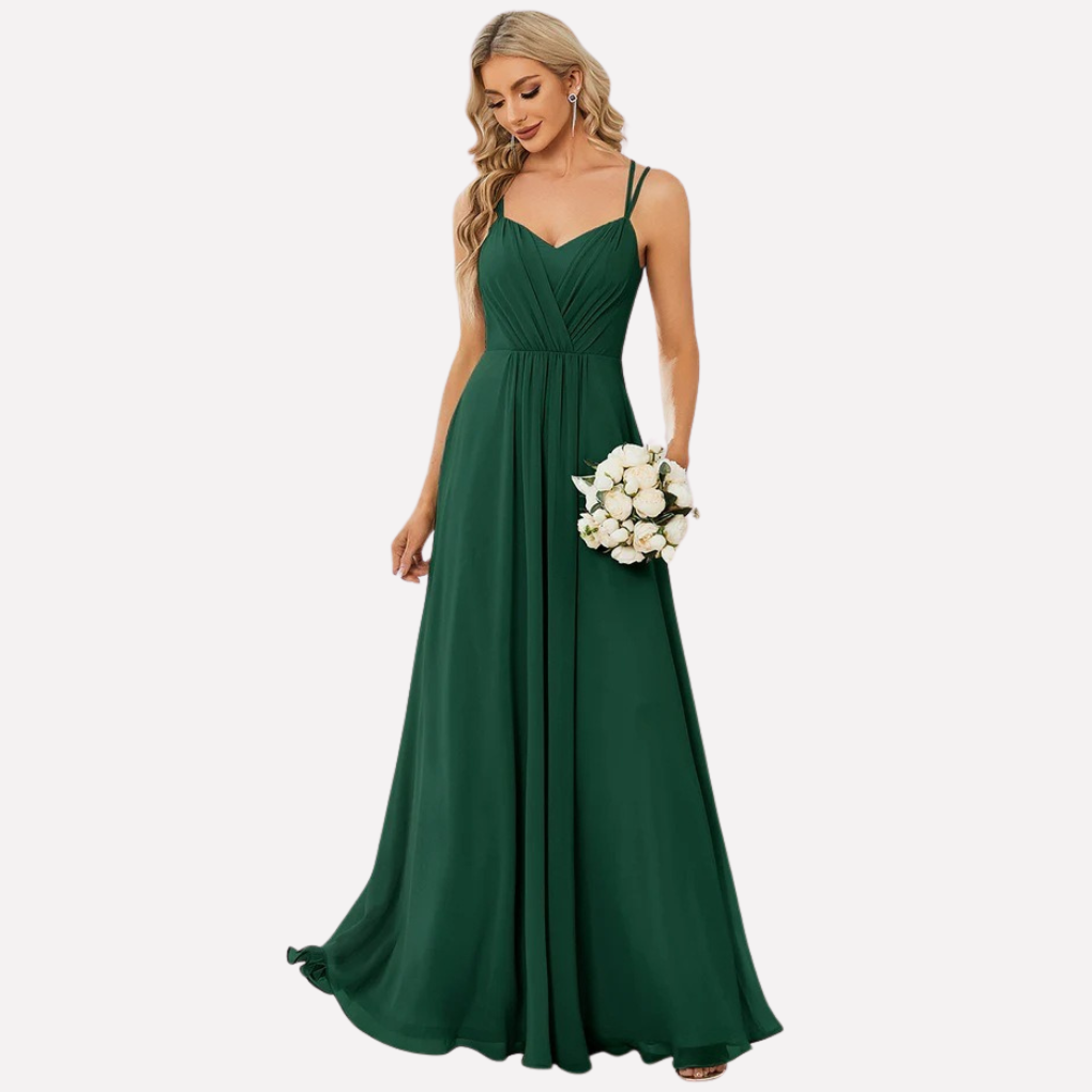 Dames halterneck kjole