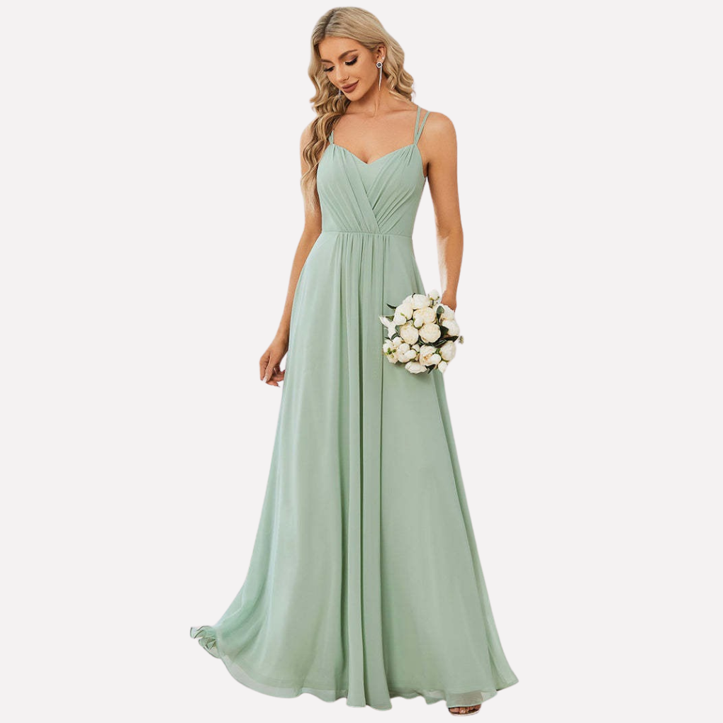 Dames halterneck kjole