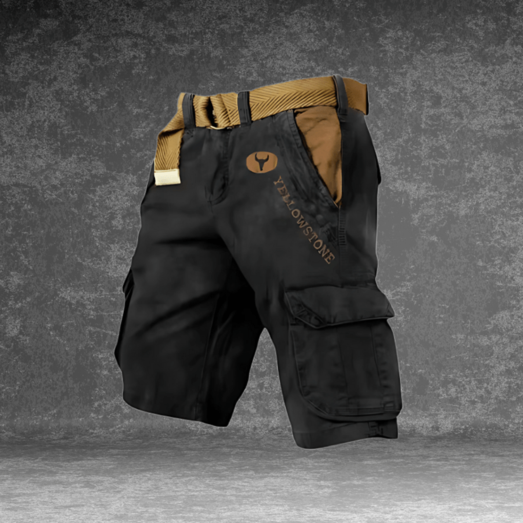 Pantalones cortos cargo para hombre