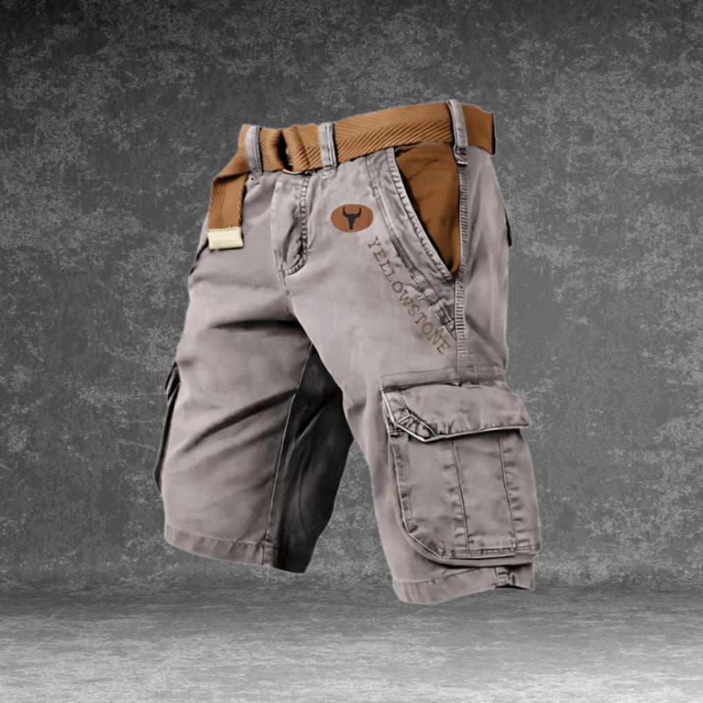 Pantalones cortos cargo para hombre