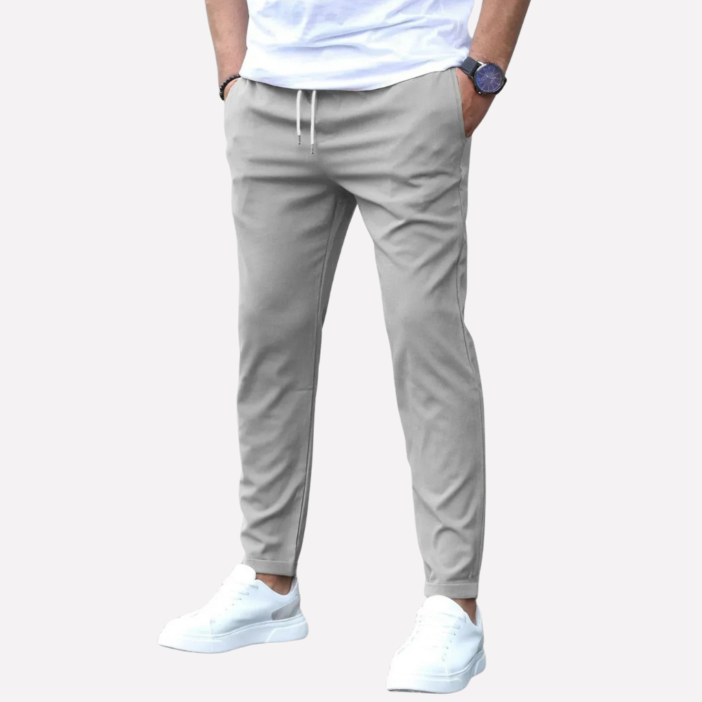 Pantalones elásticos para hombre
