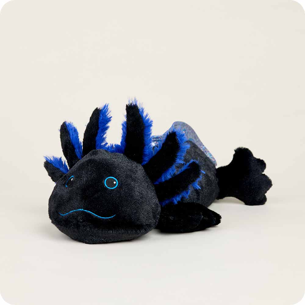 Black Axolotl Heatable Plush
