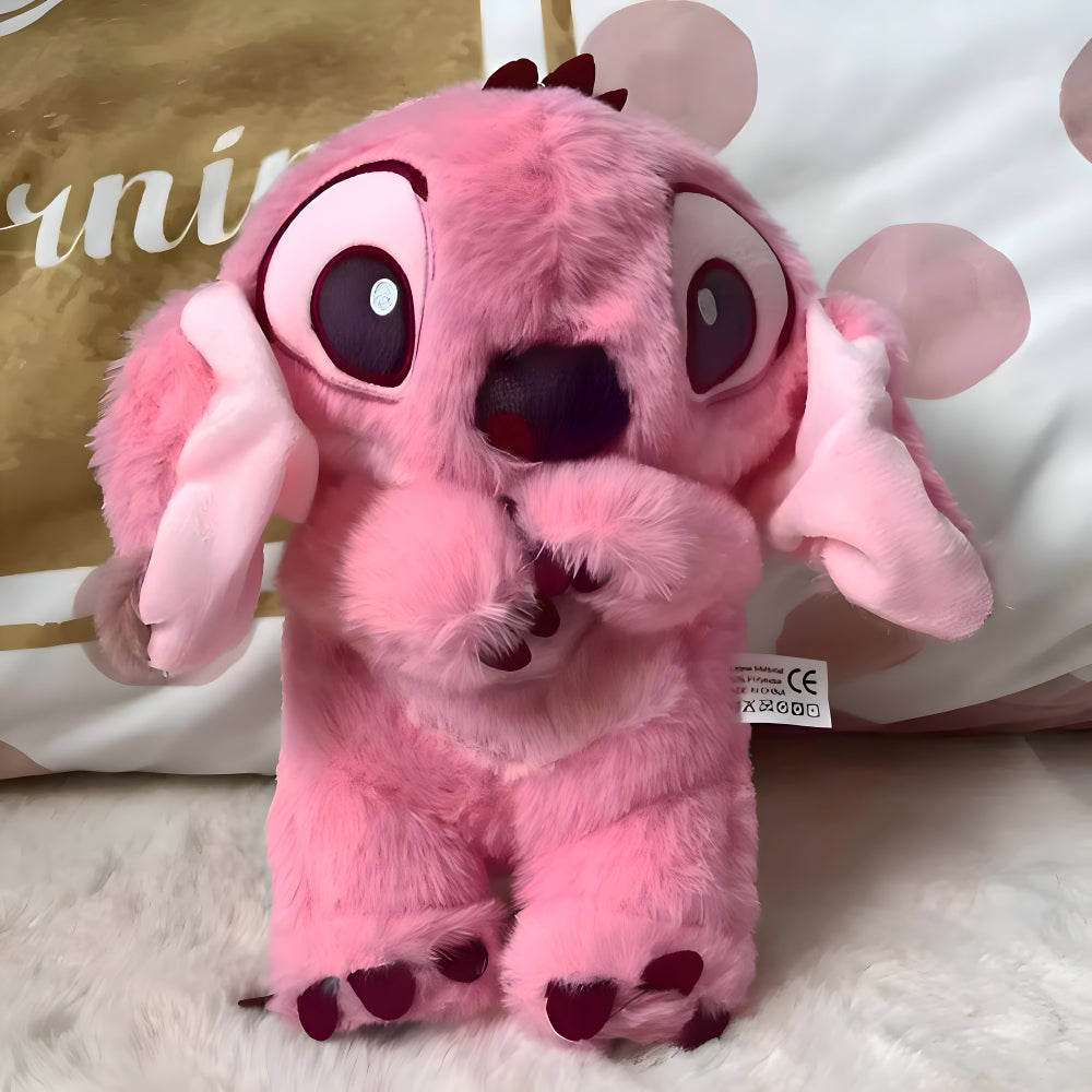 Juguete de peluche para niños con luz calmante y respiración para dormir