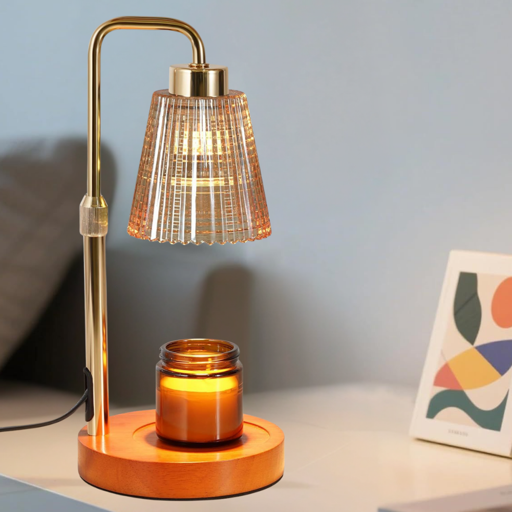 Candle Warmer Lamp Timer Dimmable Adjustable Height Wax Melting Lamp