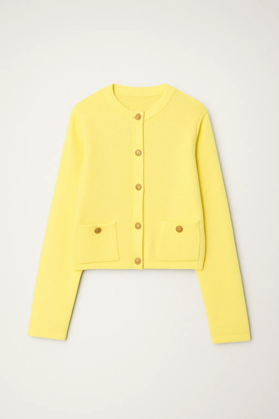 Dame Strikket Cardigan | Klassisk Knappet Sweater